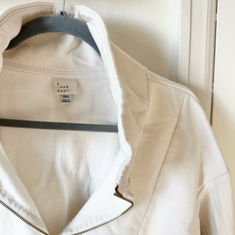 A New Day Cream Zip-Up Jacket